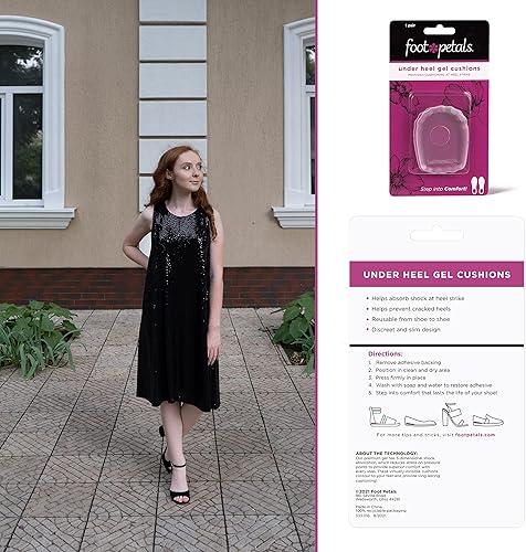 Miniatura 6 de Foot Petals Taloneras, evita que los tacones se agrieten, estabilizan los talones en los tacones cerrados de la espalda, los zapatos de tacón,