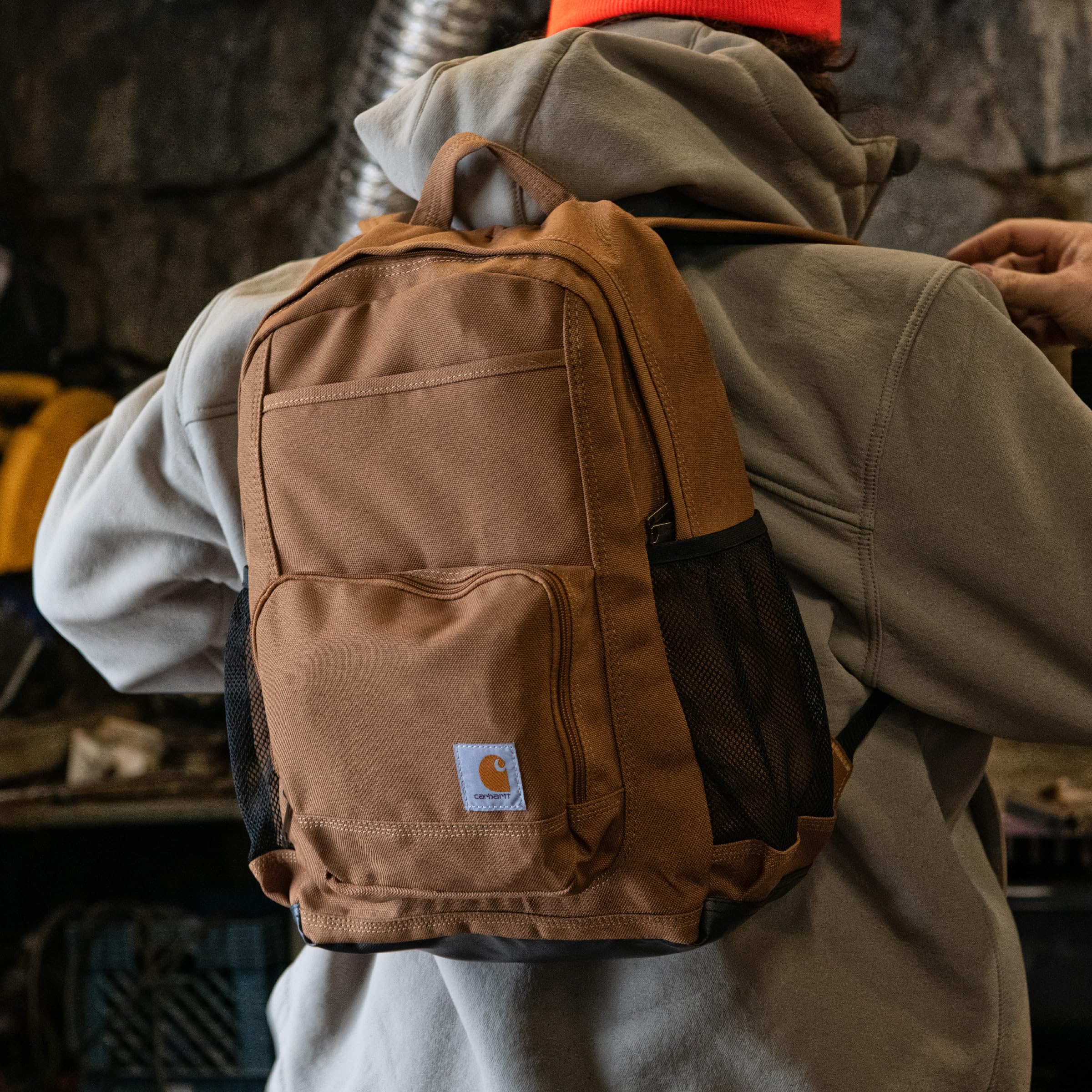 CARHARTT 23l Single-Compartment Backpack Sacs à Dos, Noir, Taille Unique Mixte Adulte