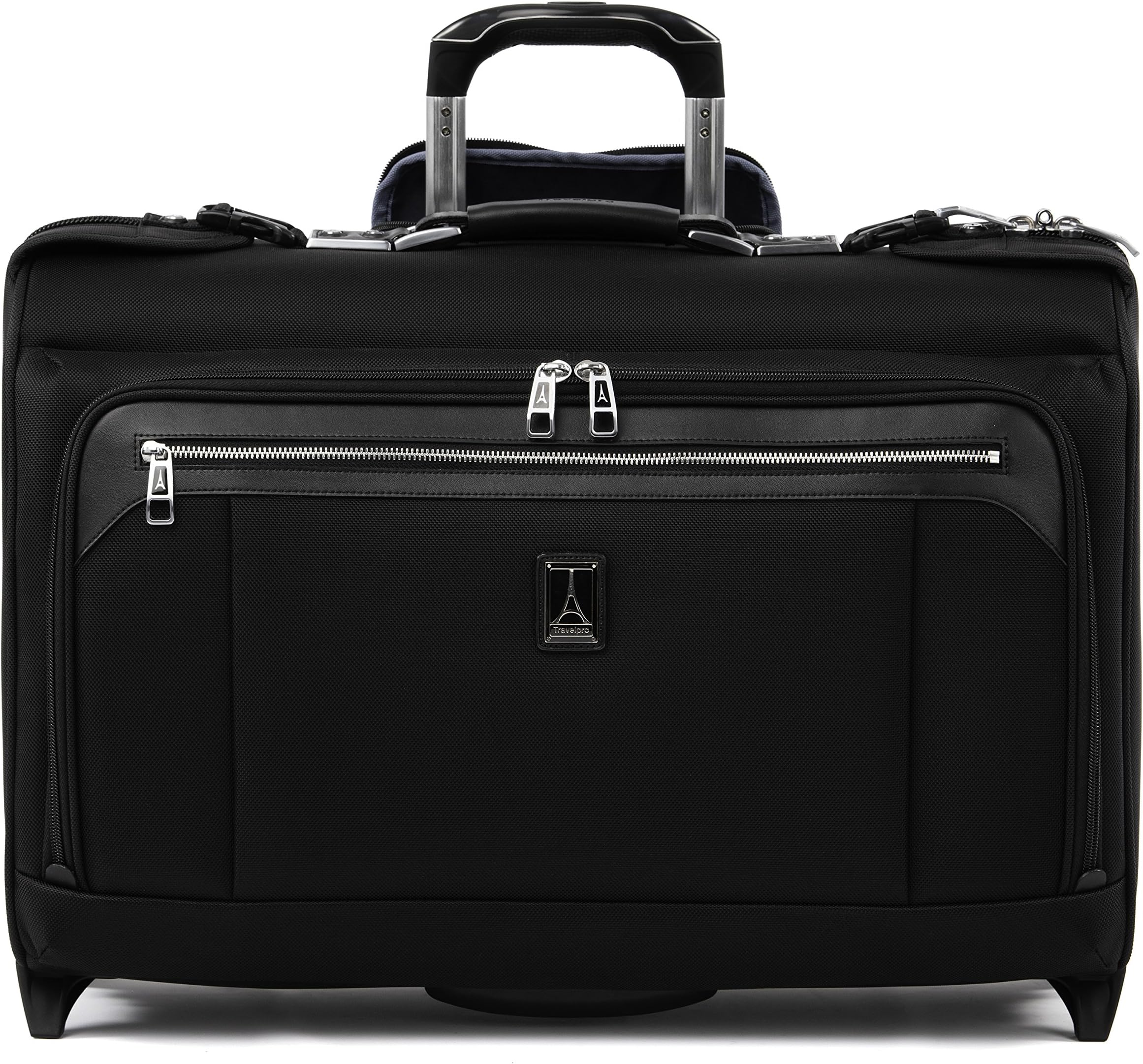 Travelpro Platinum Elite - Carry-On Rolling Garment Bag, Shadow Black, 2-Piece Set (21/25), Platinum Elite Carry-on Rolling Garment Bag