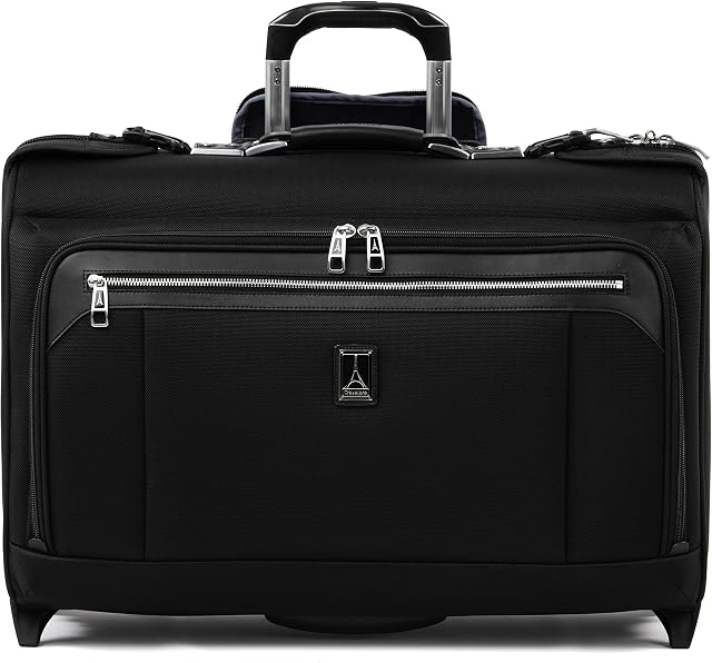 Travelpro Platinum Elite Sac à linge roulant, noir d'ombre, 22-Inch