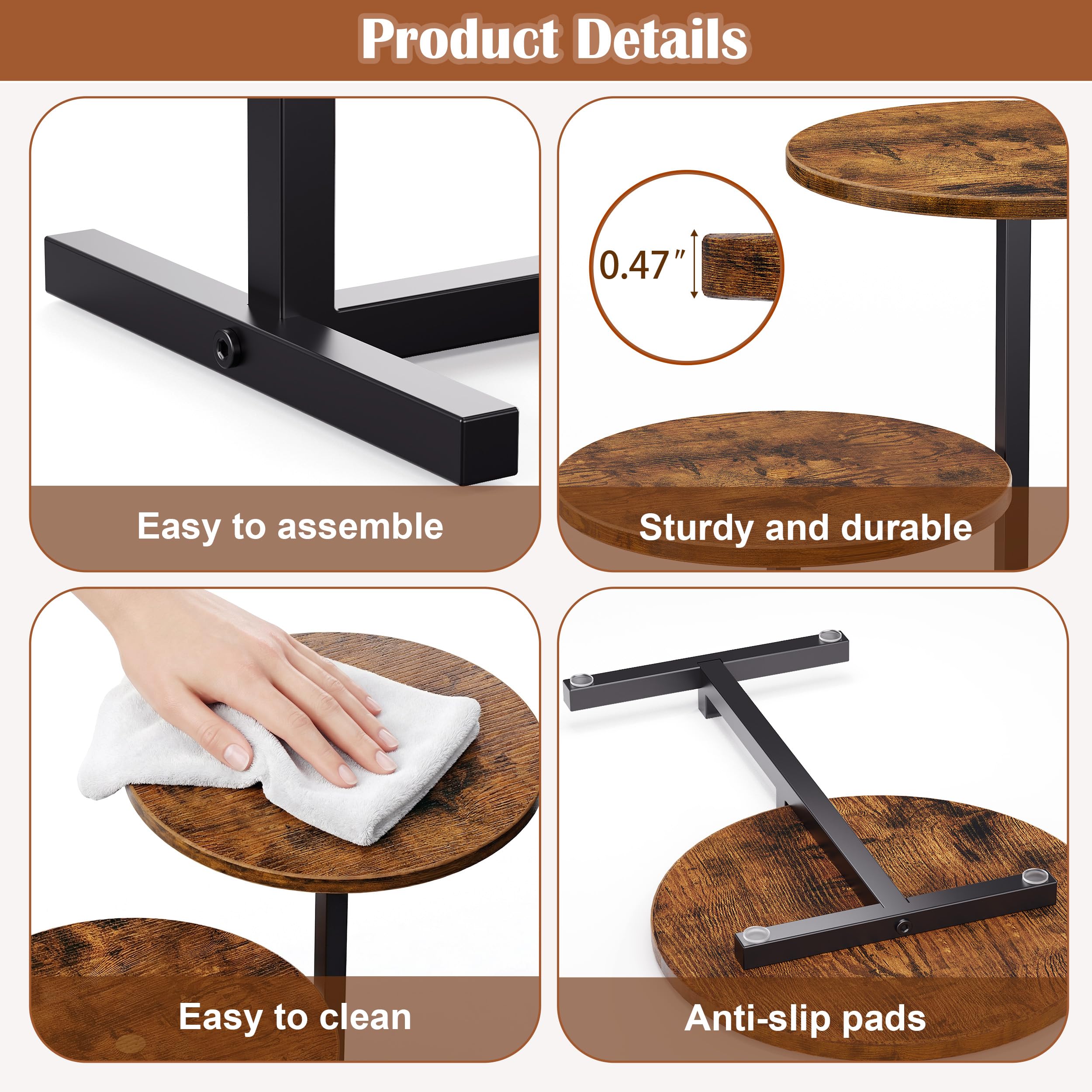 1 soporte para tartas de 3 niveles, soporte de madera para 50 cupcakes, torre de cupcakes como frutero o bandeja, torre de postres para cupcakes para té de la tarde, fiesta temática, boda y
