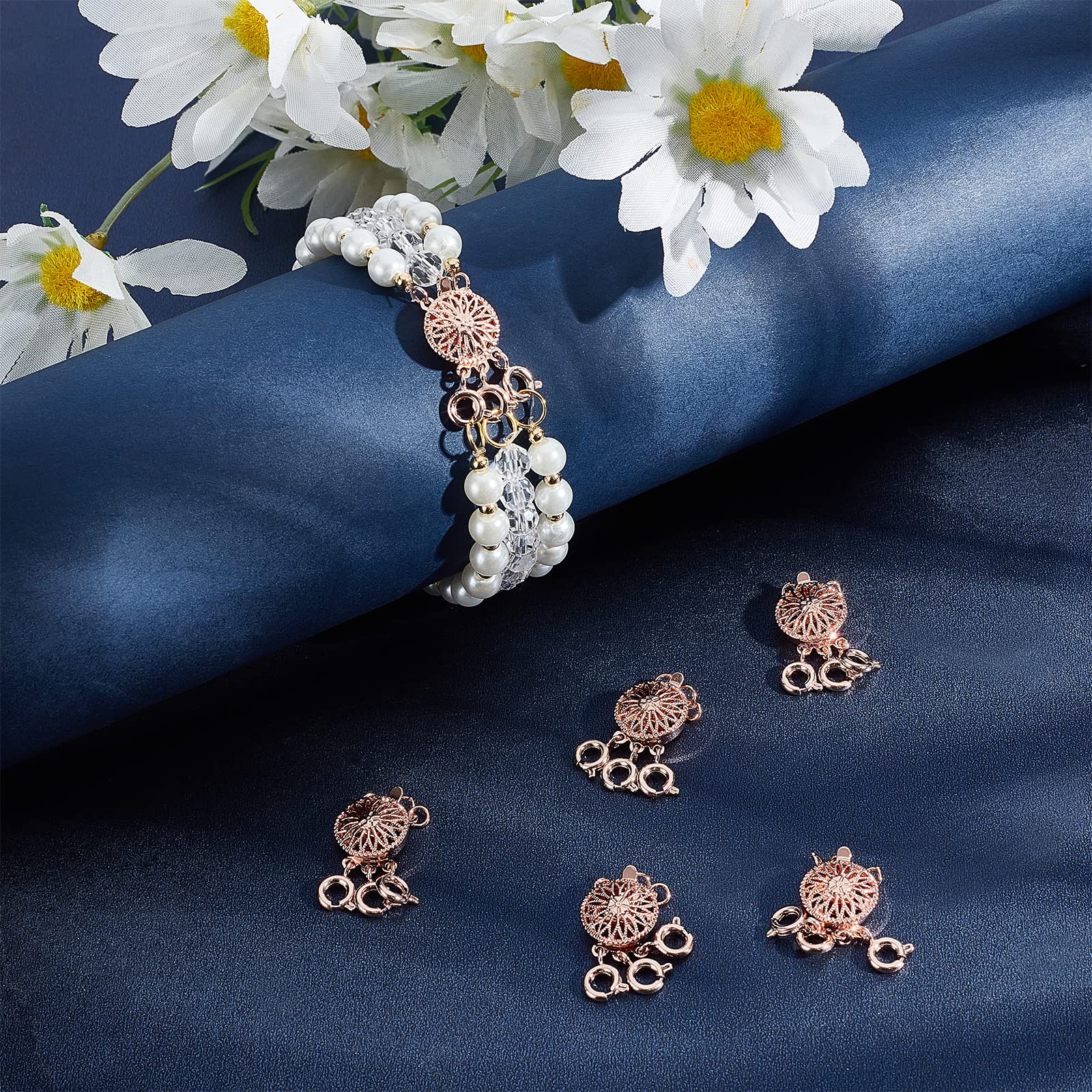 Fermoirs Multi-rangs 15 Fermoirs De Superposition Pour Bijoux - Connecteurs Multi-Brins Pour Colliers & Bracelets - 5 Styles - DIY 5 Styles Multi-brins Fermoirs Multi-rangs 15 Fermoirs De Superposition Pour Bijoux - Connecteurs Multi-Brins Pour Colliers & Bracelets - 5 Styles - DIY 5 Styles Multi-brins