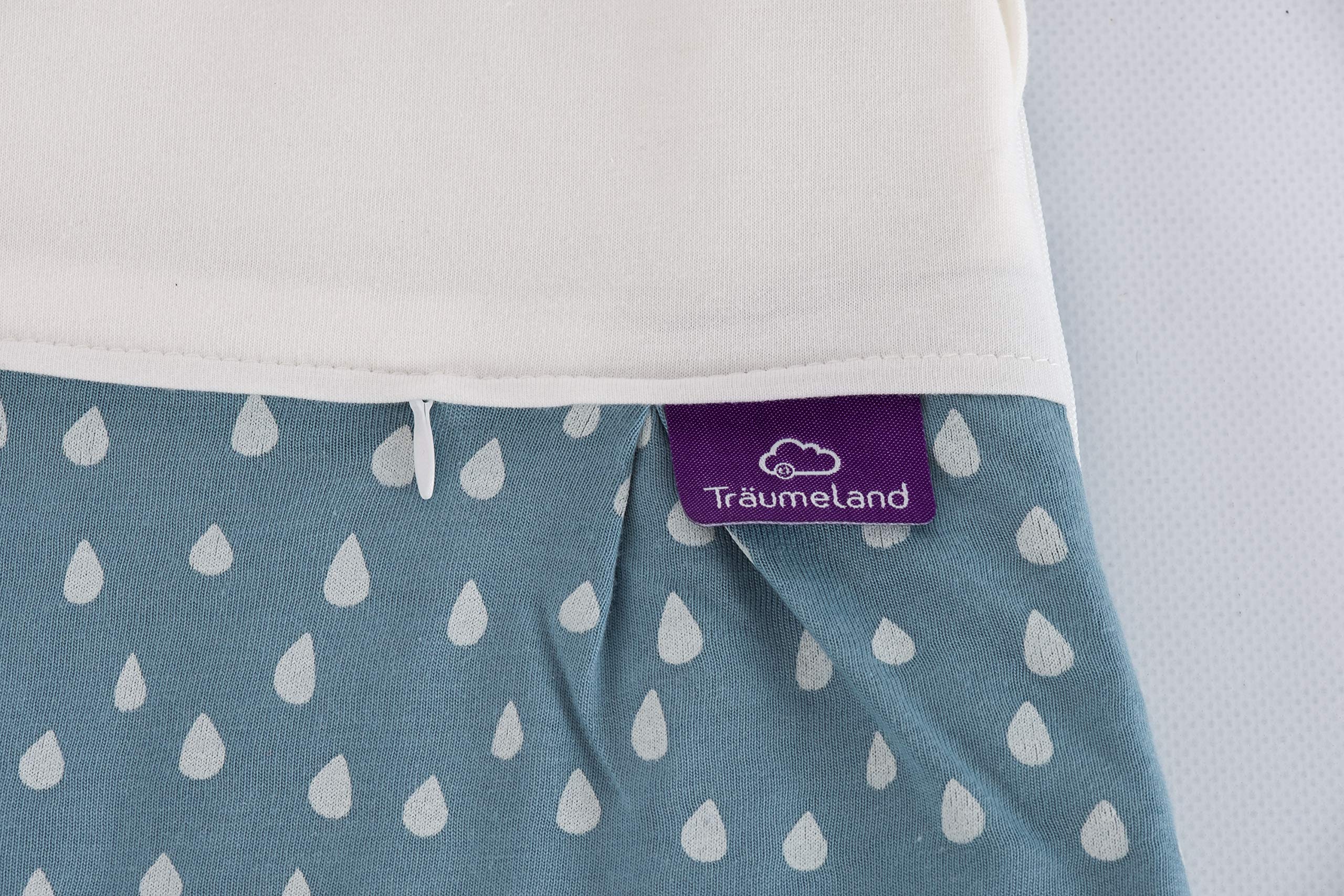 Träumeland s0102753 Saco de dormir Juego liebmich gota azul océano 3 piezas 56/62, multicolor
