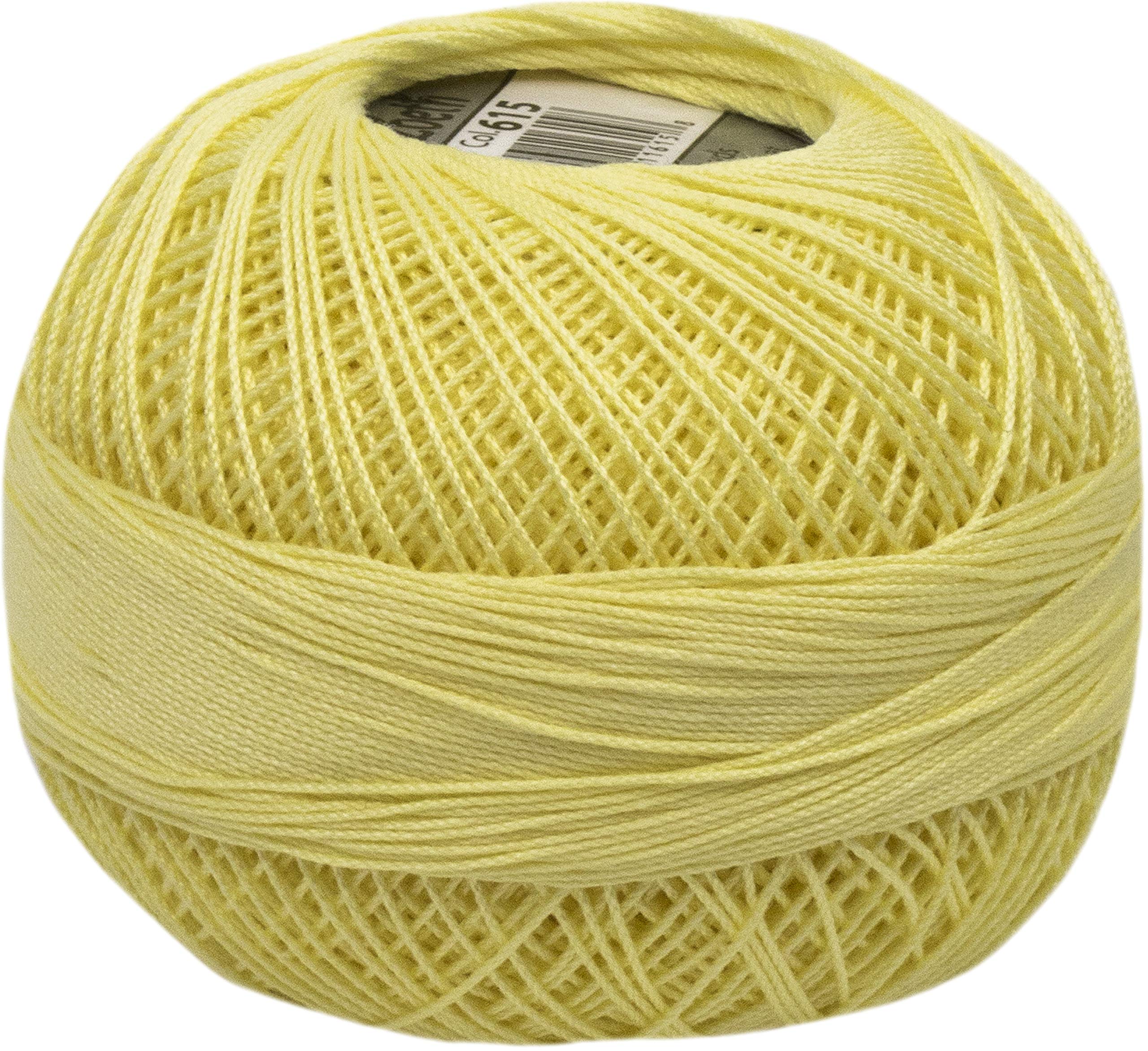 Handy Hands HH40-615 Lizbeth Cordonnet Cotton Size 40-Yellow Light