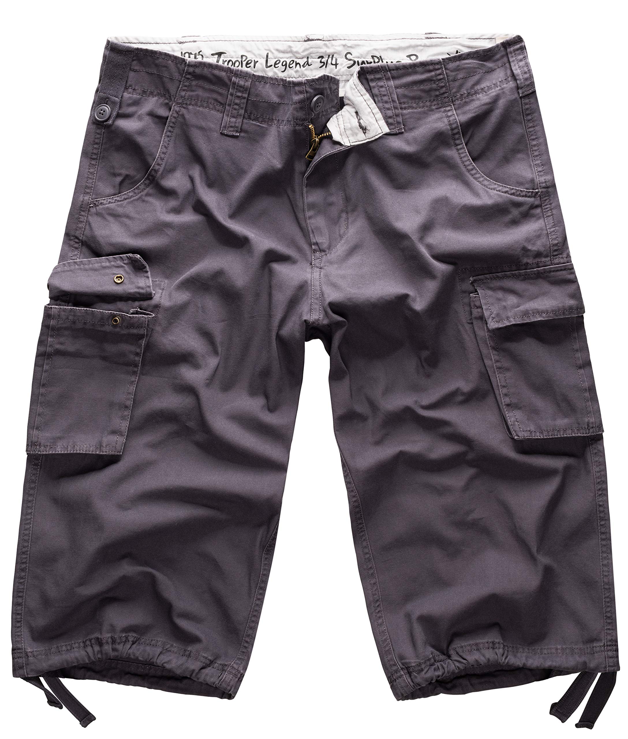 SurplusMen's Trooper Legend 3/4 Shorts Anthracite