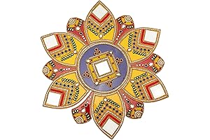 Exquisite 12" Rangoli Decorations for Unforgettable Celebrations