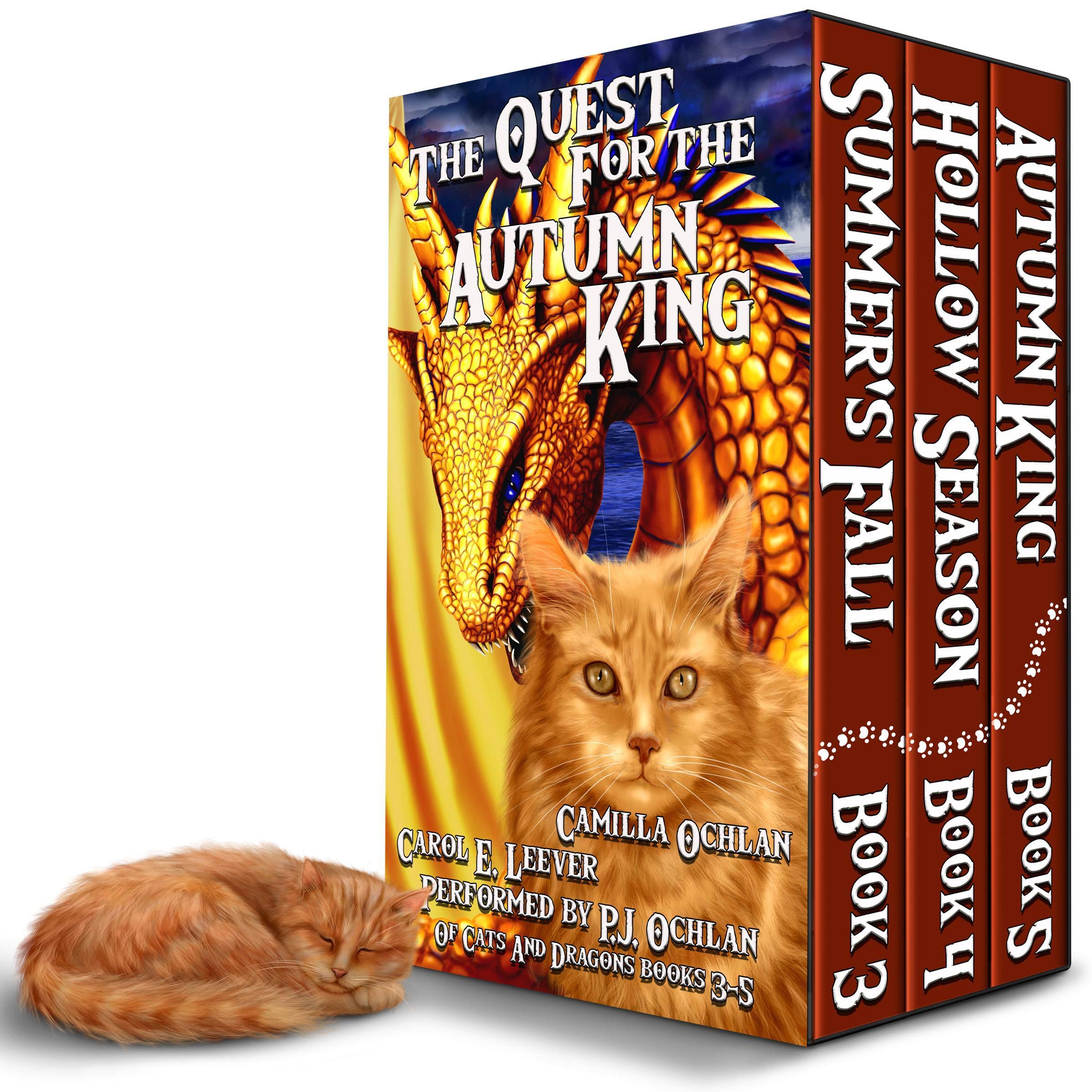 Cover art for The Quest for the Autumn King: Summer's Fall, Hollow Season, Autumn King
