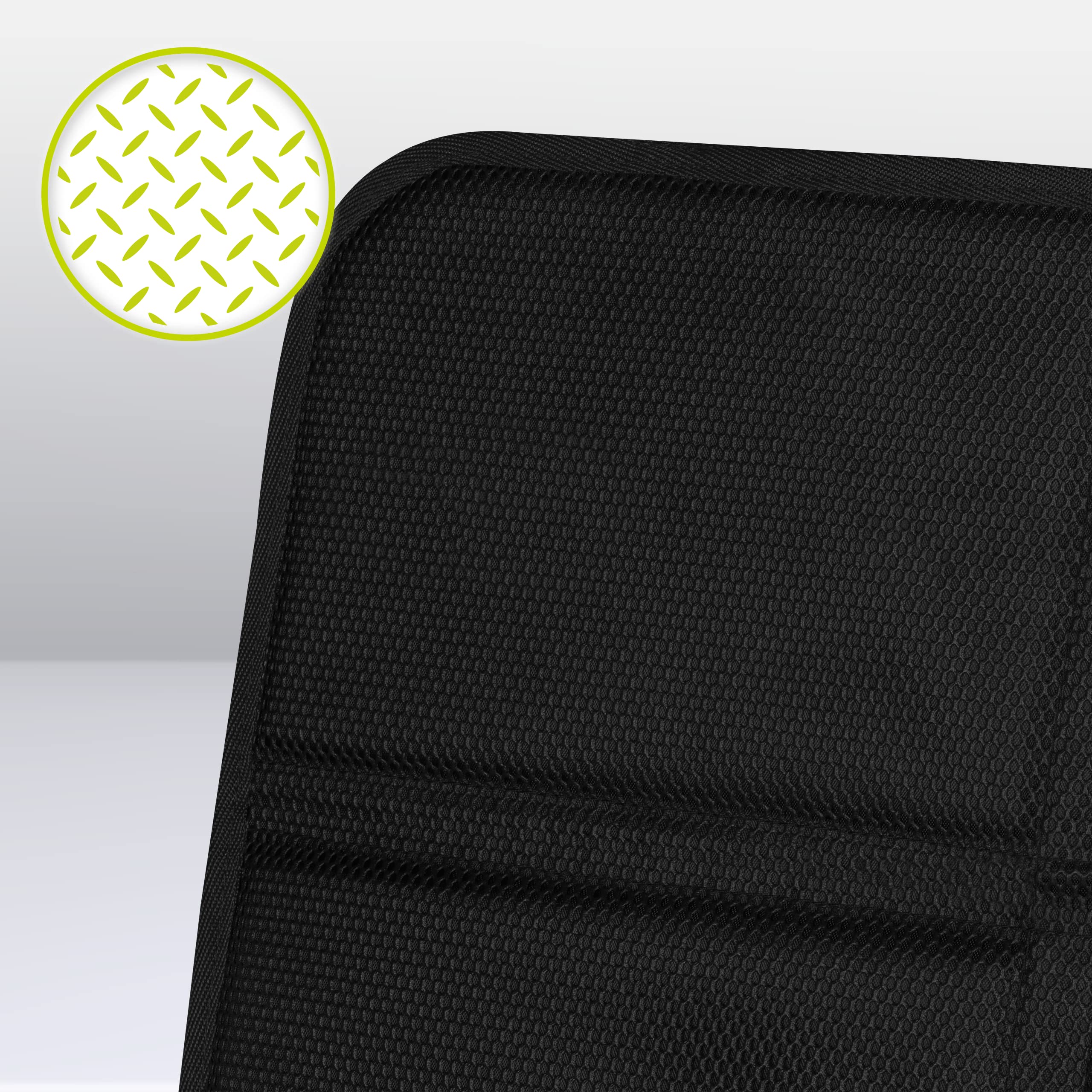 Lionelo Sikker Tapis Protection Siège Auto - Antidérapant Imperméable Avec Sangles Réglables Et Poches - Compatible ISOFIX
