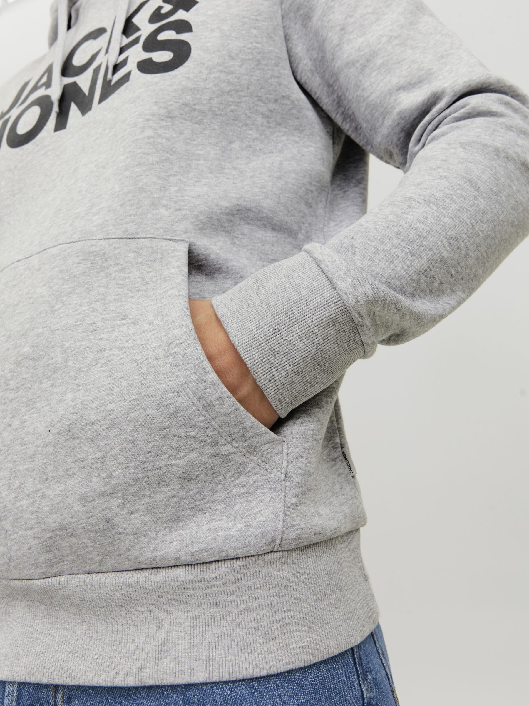 Jack & Jones Jjecorp Logo Sweat Hood Noos Felpe con Cappuccio Uomo (Pacco da 1)