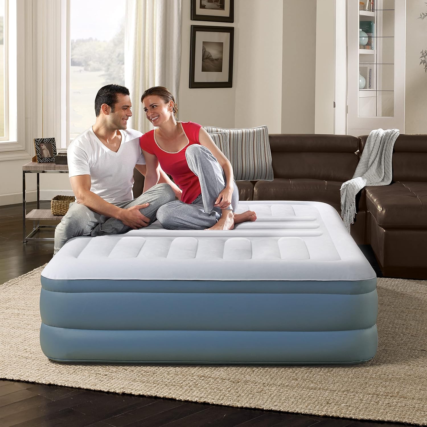 Beautyrest Lumbar Lux Bed Mattress with Builtin Pump and