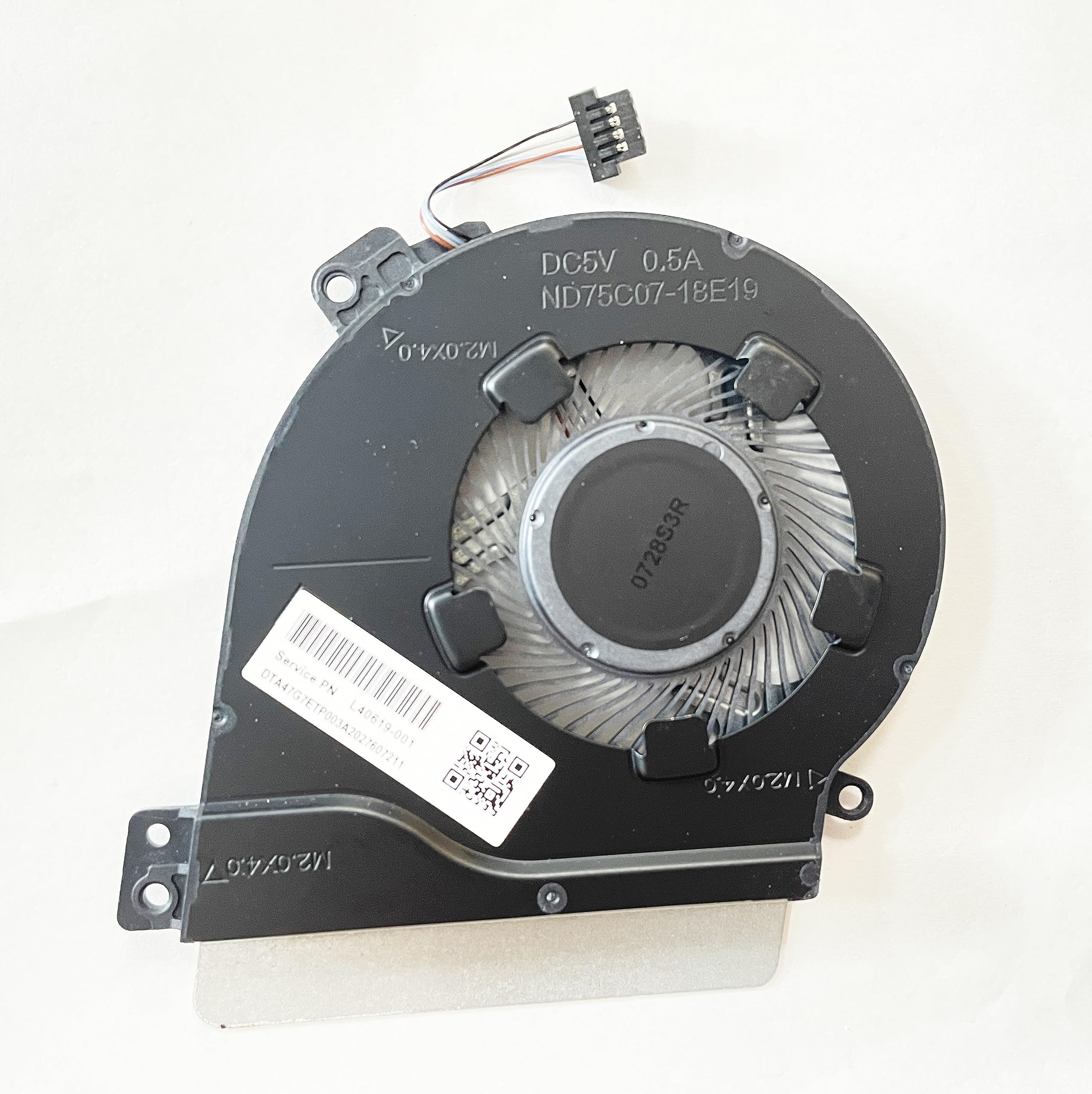 Kit Ventola CPU+GPU Di Ricambio Per HP 15-CS – Compatibile Con Modelli Selezionati, Numeri Di Parte ND75C07 E L40620