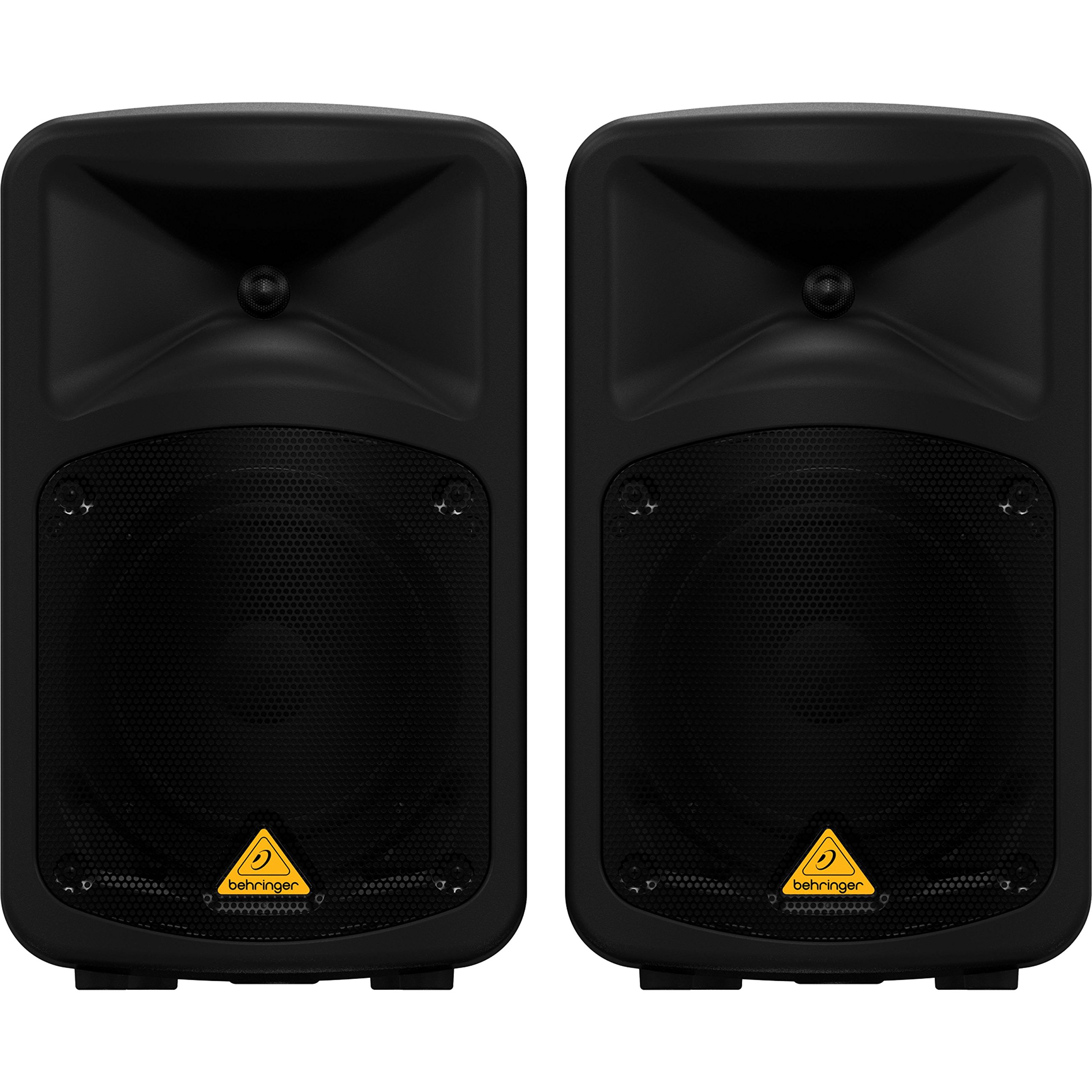 EUROPORT EPS500MP3 Ultra-Compact 500 Watt 8 Channel Portable PA System with MP3 Player, Reverb and Wireless Option