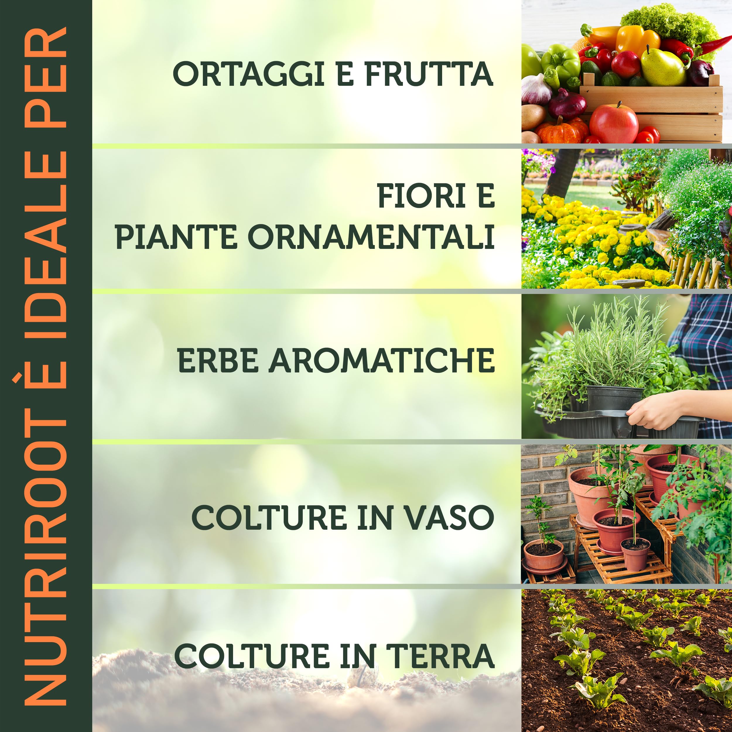 NutriRoot Humus di Lombrico Naturale | Concime Organico Biologico da Letame Maturo | Fertilizzante per Orto, Giardino e Piante in Sacco da 25kg | Prodotto Italiano