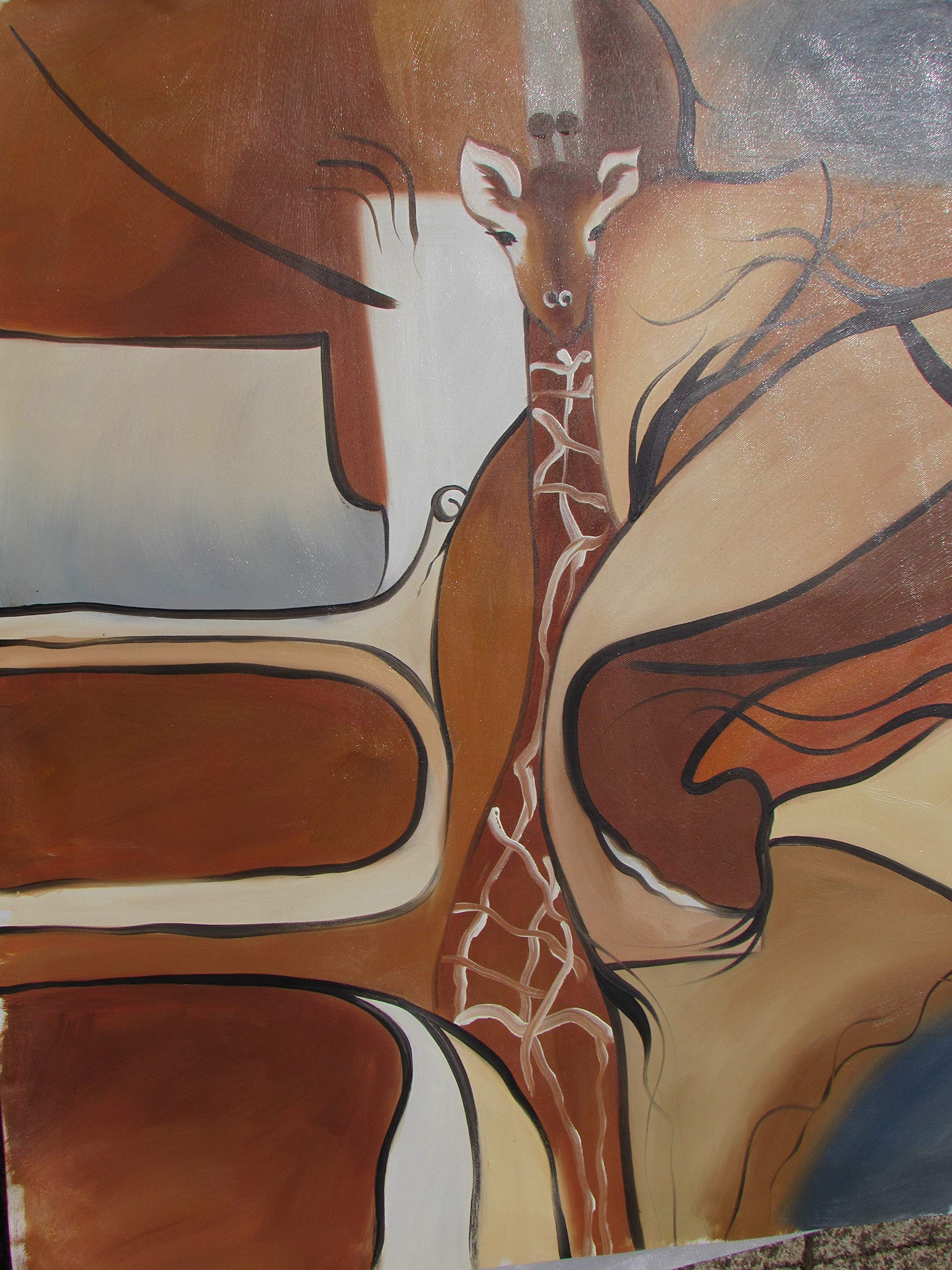 Peinture à l'huile sur toile dune sable tableau 50,8 x 61 cm