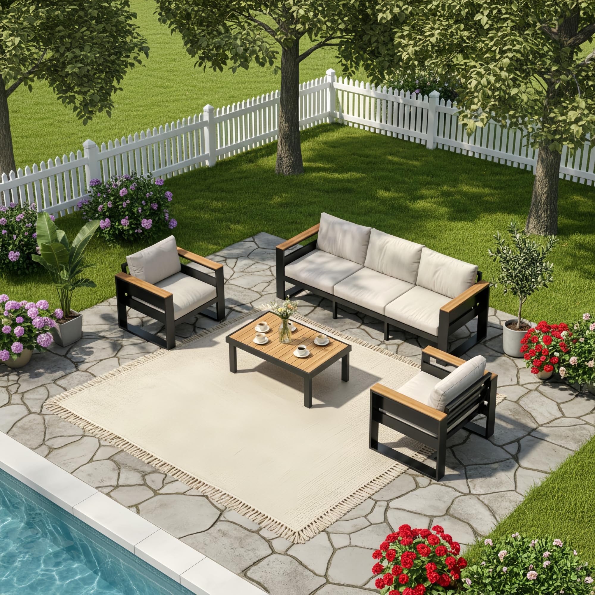 Relax Tree 5-Piece Aluminum Set
