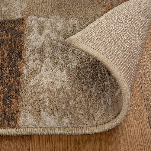 Miniatura 4 de SUPERIOR Alfombra de interior grande, estilo abstracto moderno con respaldo de yute, decoración de piso para oficina, sala de estar, dormitorio,