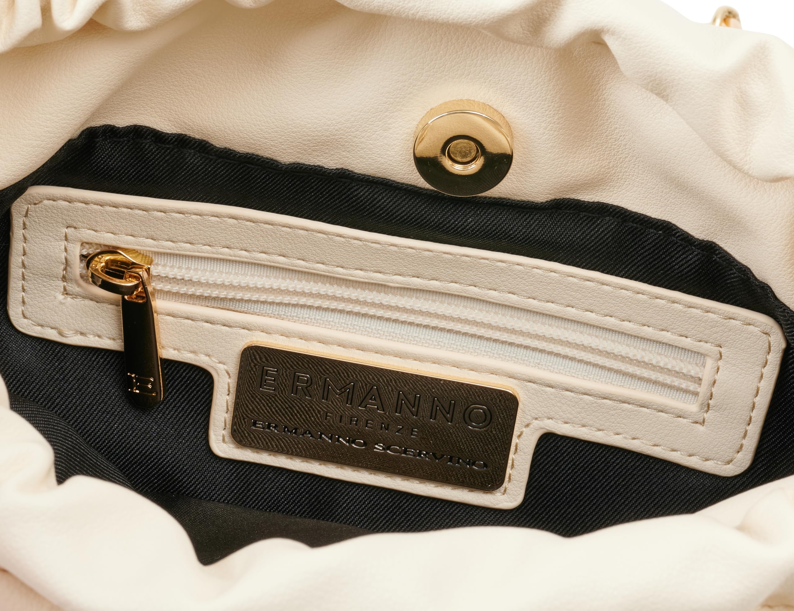 Ermanno Firenze Tinsley, Borsa a Mano Unisex-Adulto, Avorio