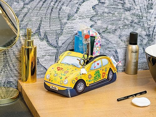Miniatura 4 de BRISA VW Collection  Volkswagen Beetle Car Bug 3D neopreno bolsa universal  maquillaje viajes bolsa de cosméticos neoprenoflor