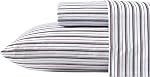 Nautica - Full Sheet Set, Deep Pocket Fitted Sheet and Pillowcase Set, Casual Home Decor (Aevery Stripe Navy, Full)