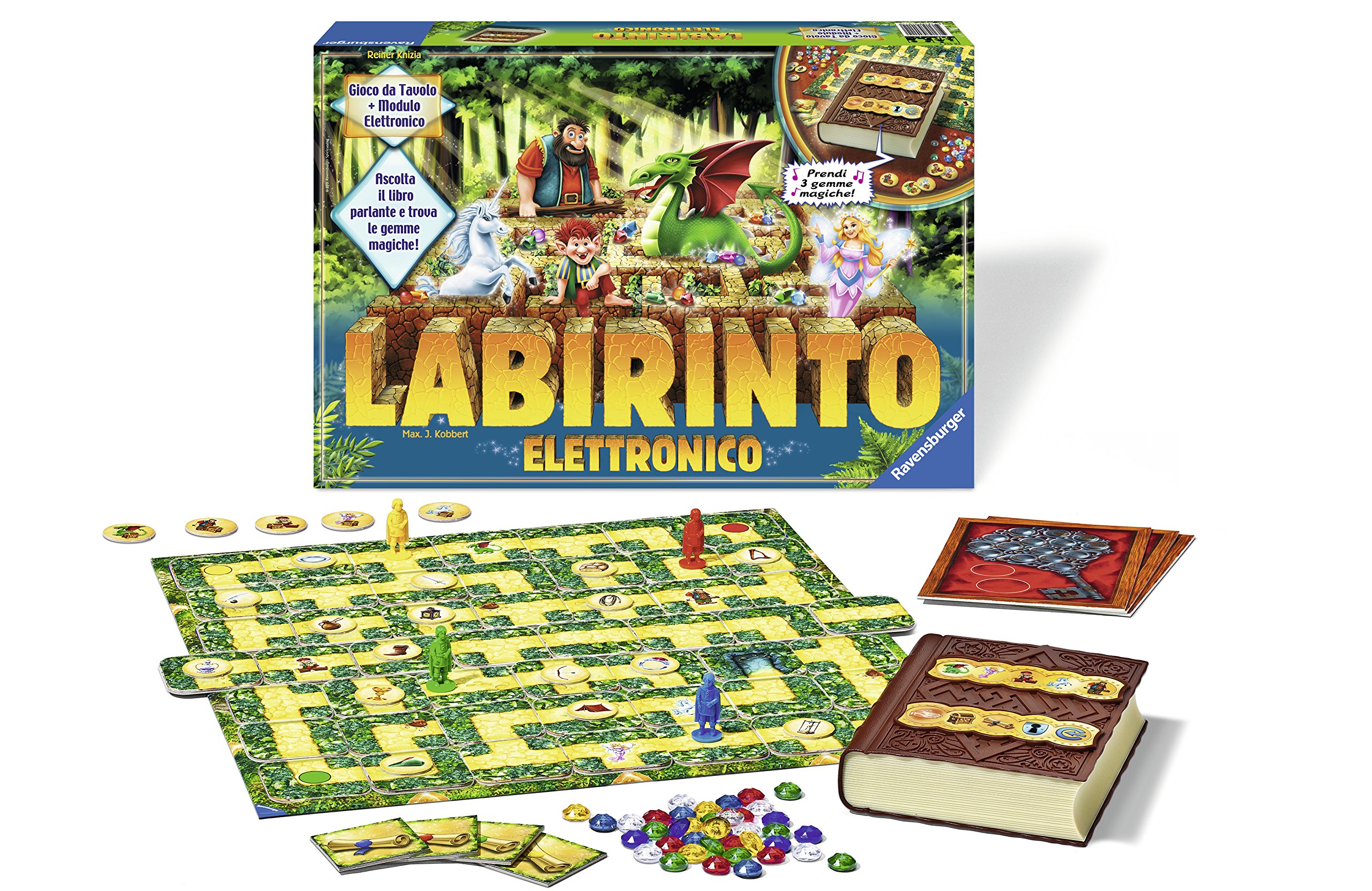 Ravensburger Italy 26552 elektroniczny labirynt, gry planszowe, wielokolorowe