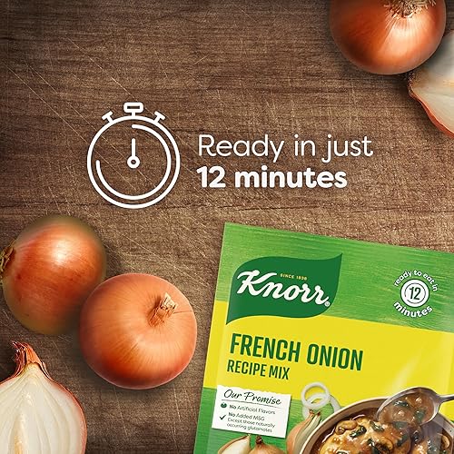 Miniatura 4 de Knorr Mezcla de sopa y mezcla de recetas para sopas, salsas y comidas simples Cebolla francesa Sin sabores artificiales 1.4 oz