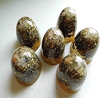 Vista 3 de Prosperity 24K Gold Power Dome Tower Buster Crystal Orgone Generator Acumulador de energía 7.83/432/528Hz OM Chant Advance Armónicos Muchos