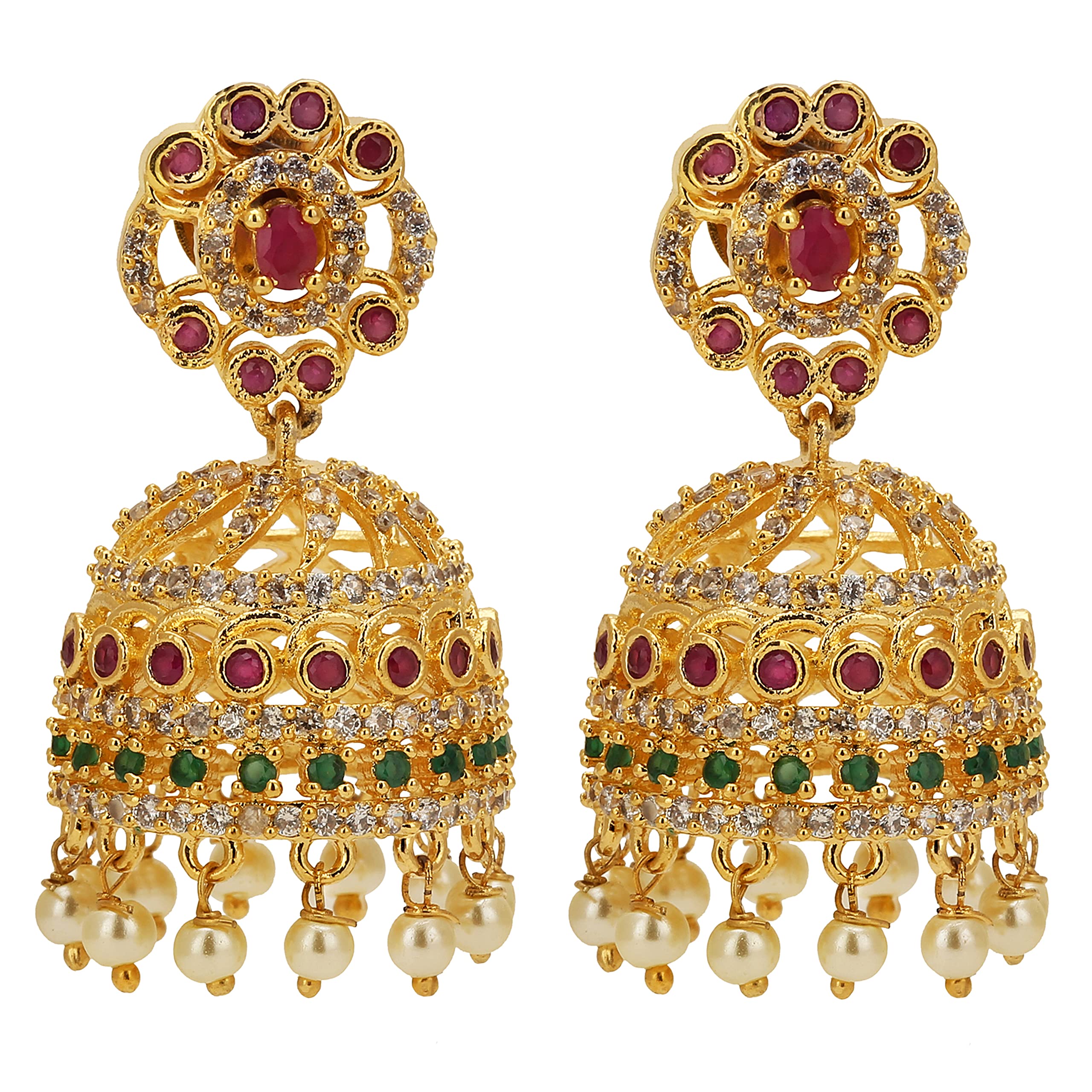 See full amazon price history chart for Sasitrends Traditional Gold AD/American Diamond Jhumka Jhumki For Women and Girls Sasitrends Traditional Gold AD/American Diamond Jhumka Jhumki For Women and Girls (B09LMJVV1R) Amazon Price History, Amazon Price Tracker