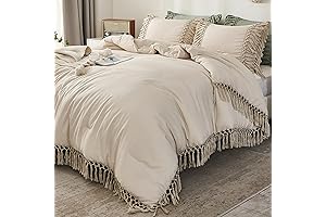 Andency Boho Oversized King Comforter Set: Cozy Comfort for Your Bohemian Abode