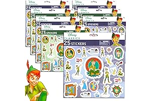 Nostalgic Peter Pan Stickers for a Timeless Birthday Bash