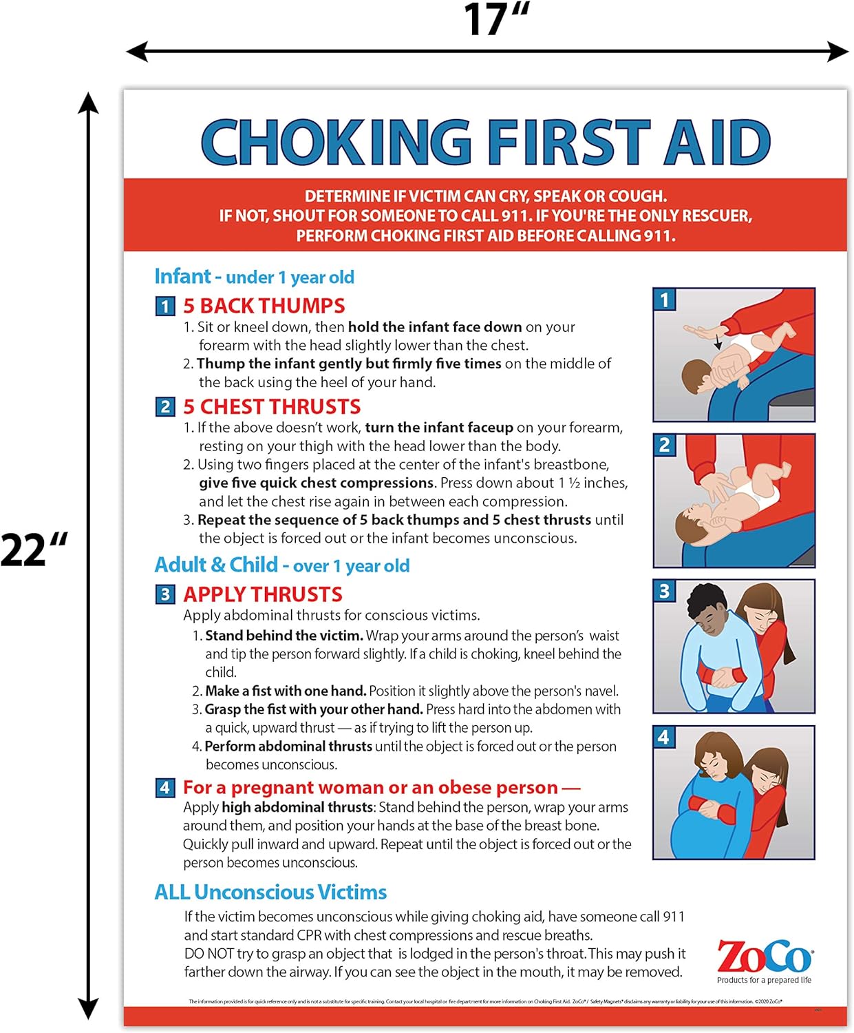 Free Printable Choking Poster