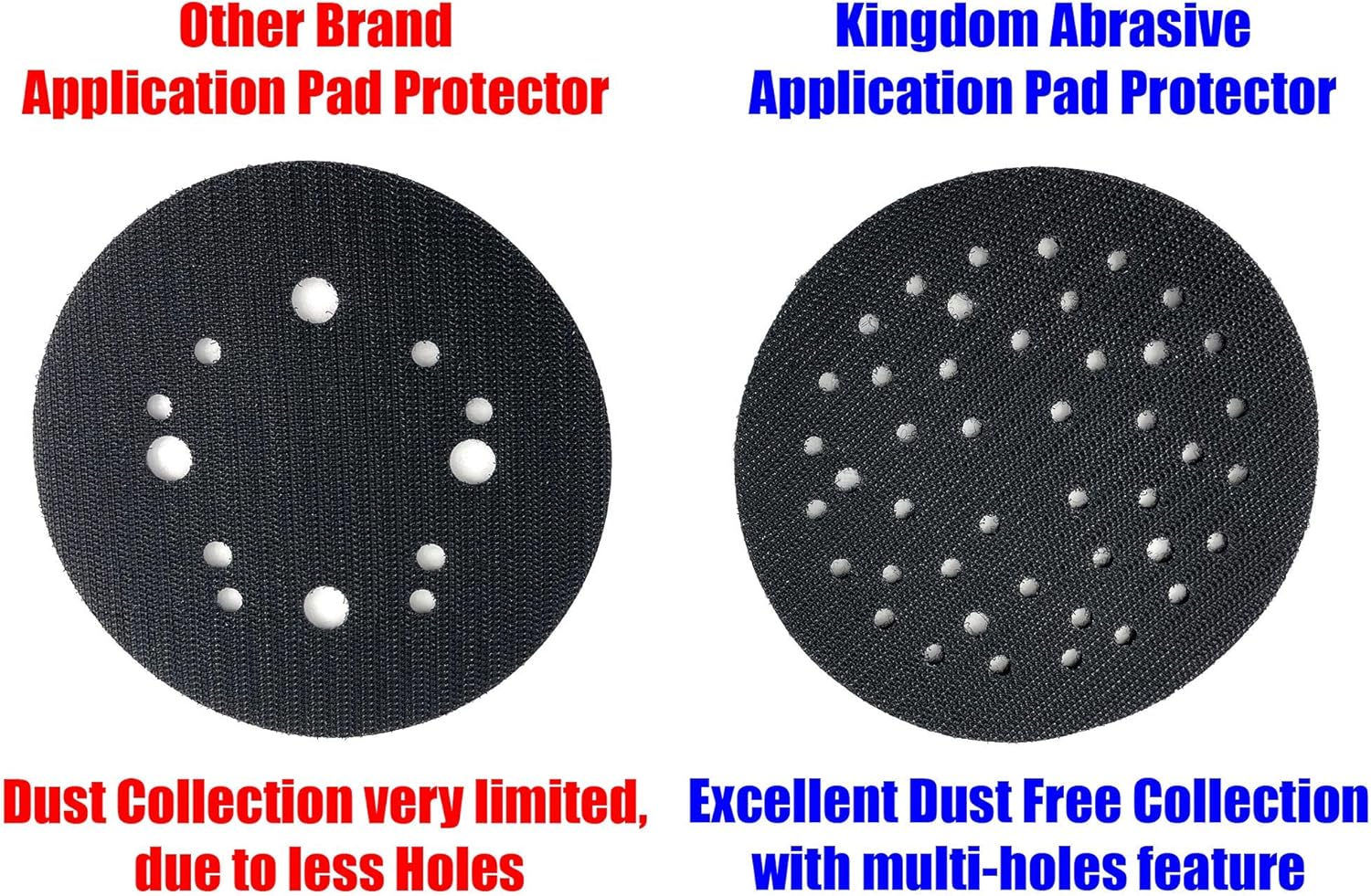 6-In. Kingdom Abrasive Pro-Net Woodworking Assorted Grit, 5 Each of 80, 120, 180, 240 & 400 Pro-Net Mesh Sanding Discs with Free Pad Protector (25-Pack)