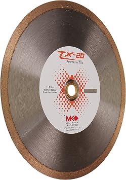 MK Diamond 166966 TX - 20 شفرة بلاط سيراميك، 10 بوصة X.060 بوصة X 1 بوصة