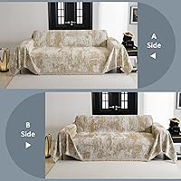 Vista 112 de MYSKY HOME Funda de Sofá Fundas de Sofá Fundas de Sofá para Sofá de 3 Cojines Apto para Mascotas, Funda de Sofá en Forma de L Fundas de Sofá Verde