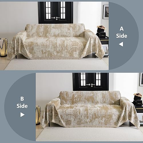 Miniatura 112 de MYSKY HOME Funda de Sofá Fundas de Sofá Fundas de Sofá para Sofá de 3 Cojines Apto para Mascotas, Funda de Sofá en Forma de L Fundas de Sofá Verde