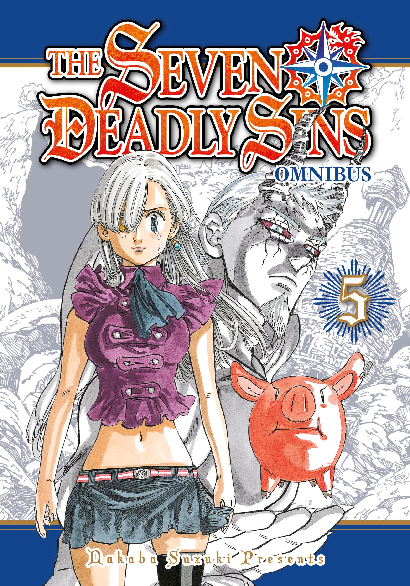 The Seven Deadly Sins Omnibus 5 (Vol. 13-15) by Nakaba Suzuki (Paperback Book)