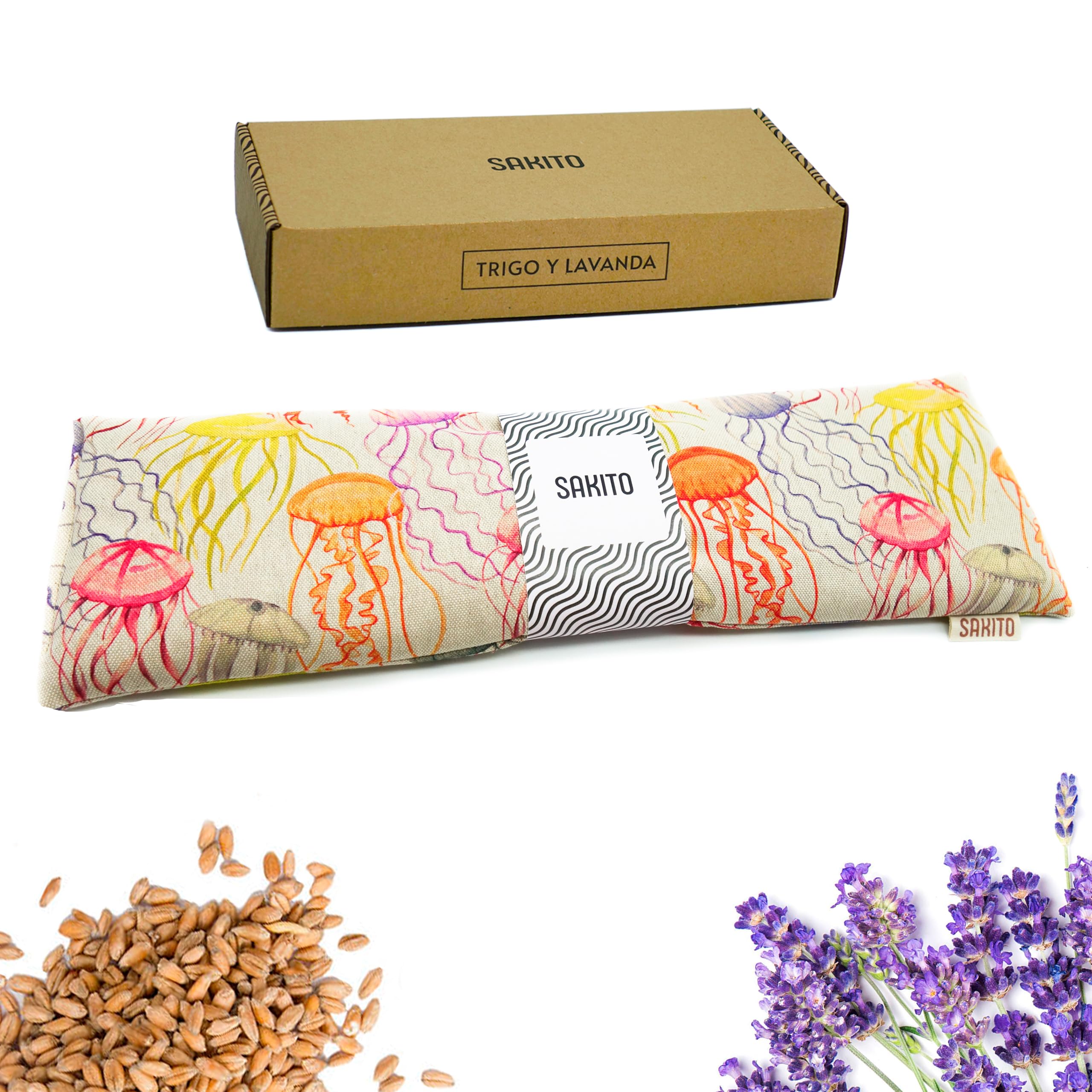 Saco Termico Microondas (43x12 cm) - Alivio Natural para Dolor Cervical, Lumbar y Menstrual, Uso en Calor o Frio - Gran Retencion de Calor - Tela de Primera Calidad - Aroma a Lavanda - Caja Incluida