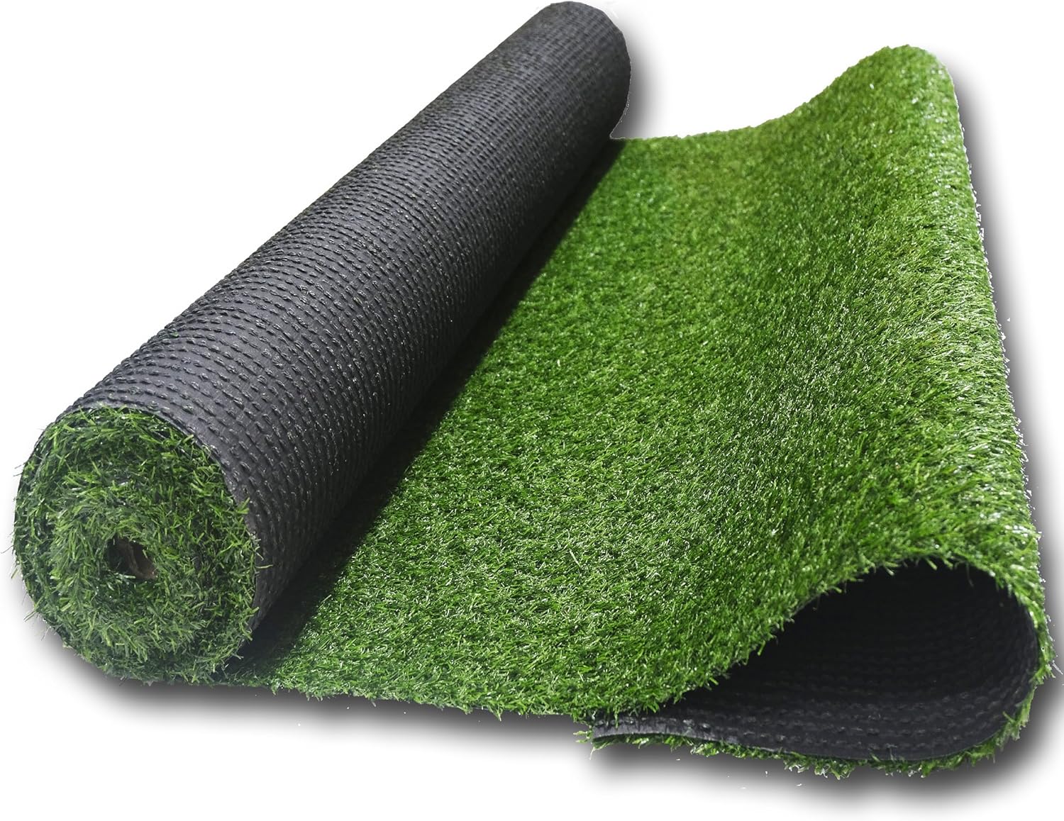 FresGard Artificial Grass, Realistic Indoor Outdoor Turf Carpet, 3.3ft x 16.5ft x 0.7", Grass Green, Water Permeable, UV Resistant, for Patio, Garden, Entryway