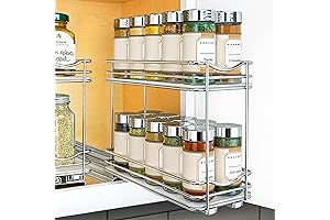 LYNK PROFESSIONAL Pull Out Spice Rack Organizer for Cabinet