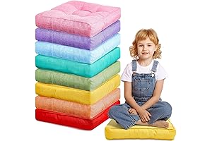 Cushy Square Classroom Floor Seating (8 Pack)