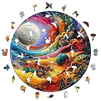 Iconic Puzzles - Luna Straordinaria, puzzle in legno 100% sostenibile