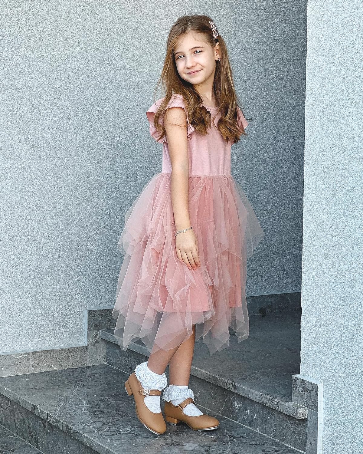 STELLE Girls Tap Shoes Boys Buckle PU Leather Dance Shoes(Toddler/Little Kid/Big Kid) - Image 2