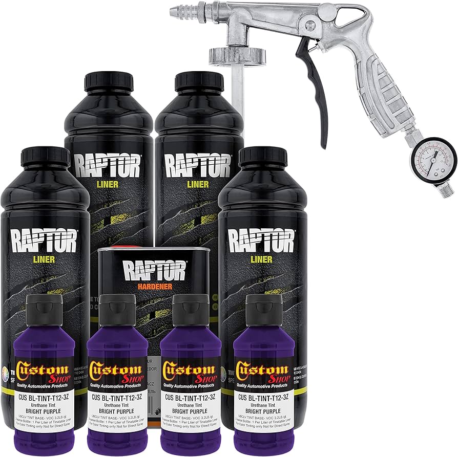 Amazon.com: Custom Shop Raptor Bright Purple Urethane Spray-On