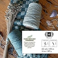 Vista 3 de Lion Brand Yarn Paquete de bonificación de hilo de reup, agua de rosas