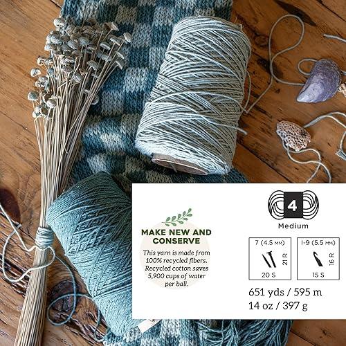 Miniatura 3 de Lion Brand Yarn Paquete de bonificación de hilo de reup, agua de rosas