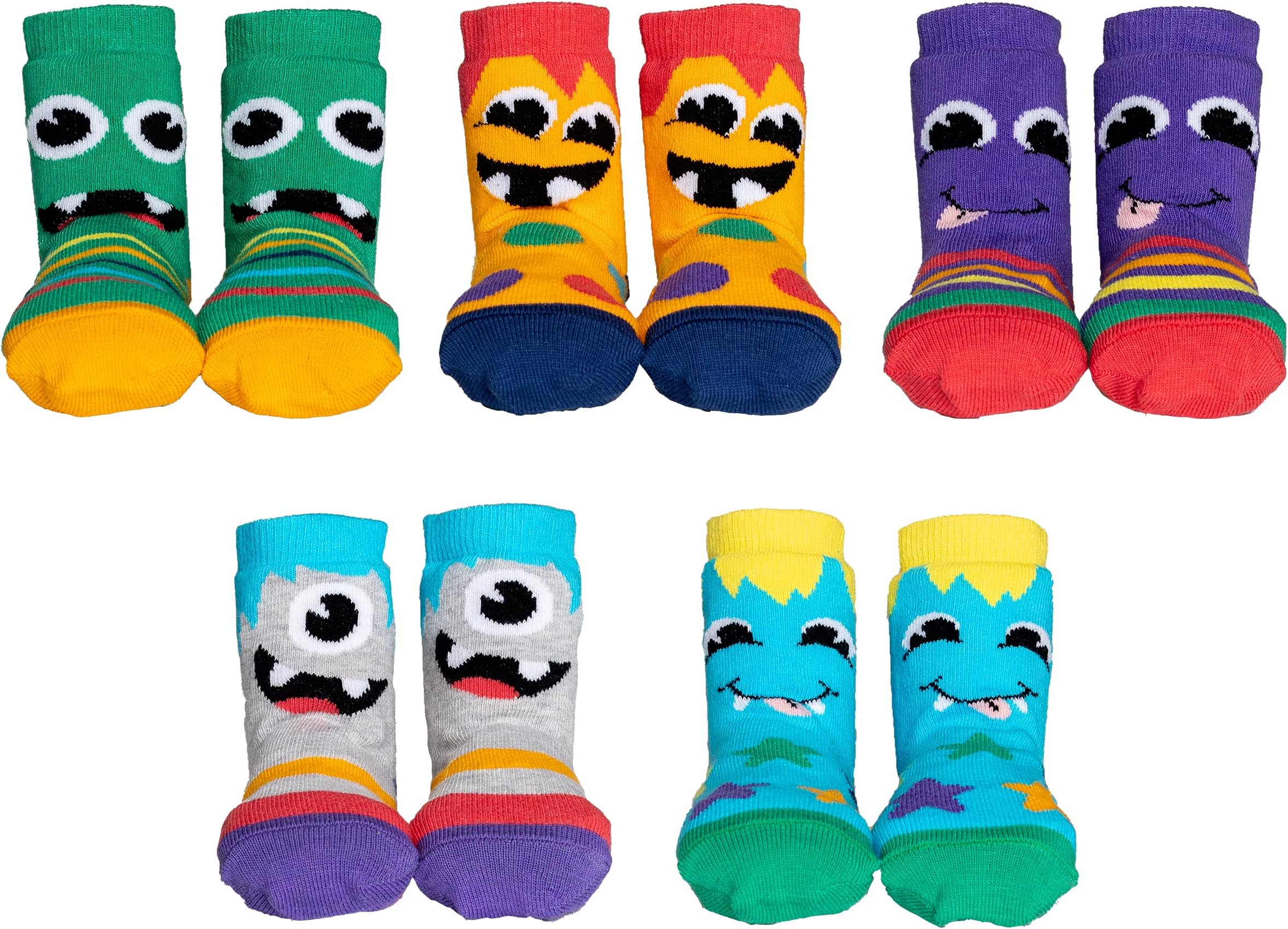 CucamelonBaby Snuggle Bugs Sock Gift, Multi, One Size