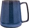 Extra Large Ceramic Coffee Mug,24 Oz,Oversized Tea Cup for Home and Office,With Big Handle,Dishwasher and Microwave Safe (24 Oz Blue)
