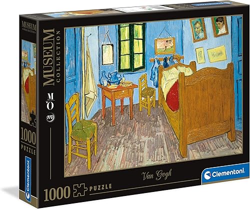 Miniatura 1 de Clementoni Colección 39616, Van Gogh Bedroom in Arles Museums Puzzle para niños y adultos - 1000 piezas, a partir de 10 años