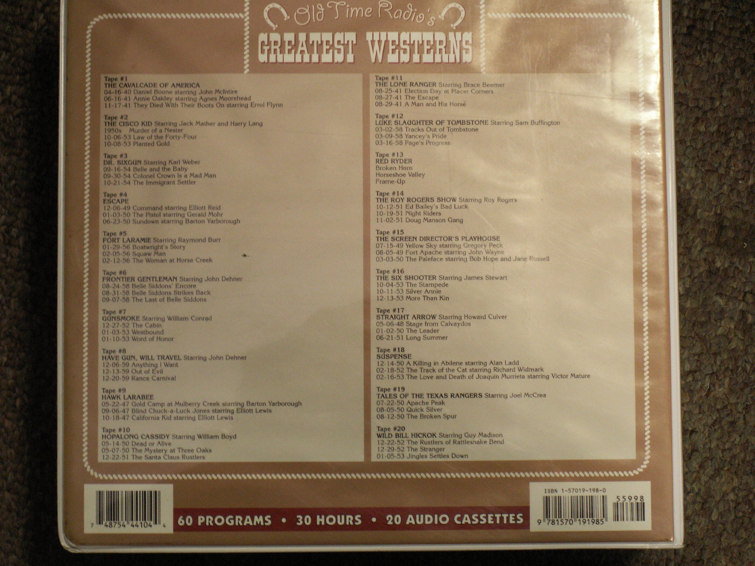 Old Time Radio: Greatest Westerns