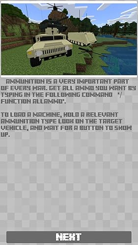 War Vehicles Mod for Minecraft PE