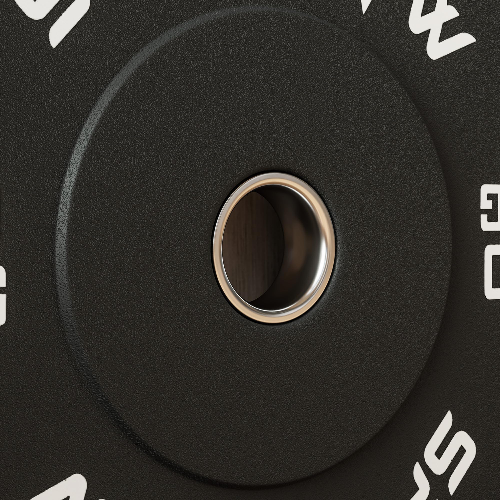 SPORTNOW 2er-Set Hantelgewichte, Gewichtsscheiben, Hantelscheiben-Set für 5 cm Hantelstange mit Ø 50 mm Bohrung, Schwarz